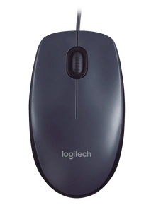 Logitech M90 Wired USB Mouse (Black)