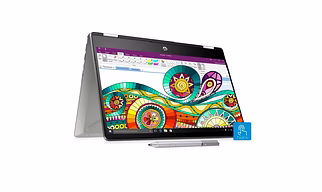 HP Pavilion x360 14-dh1025tx Core i5 10th Gen/8GB RAM/1TB HDD + 256GB SSD/35.56 cm (14''), FHD Display/NVIDIA GeForce MX130 + 2GB Graphics/Windows 10 Home/Mineral Silver