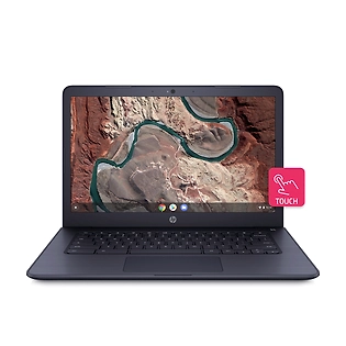 HP Chromebook 14-ca002tu  Celeron Dual Core Chrome/4GB RAM/64GB SSD + 100GB Cloud Storage/35.56cm Display/Intel HD 500 Graphics/Chrome OS/MS Office/ Chalkboard Grey