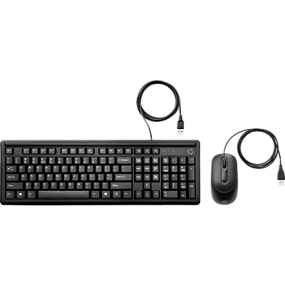 HP Wired Keyboard and Mouse 160-6HD76AA