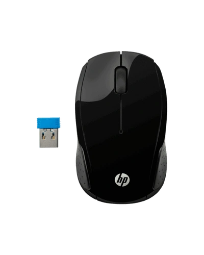 HP 200 Black Wireless Mouse-X6W31AA