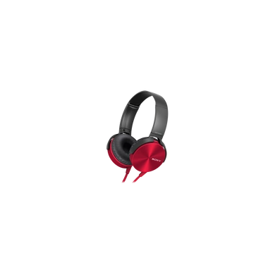 SONY MDR-XB450 HEADPHONES-Red-1