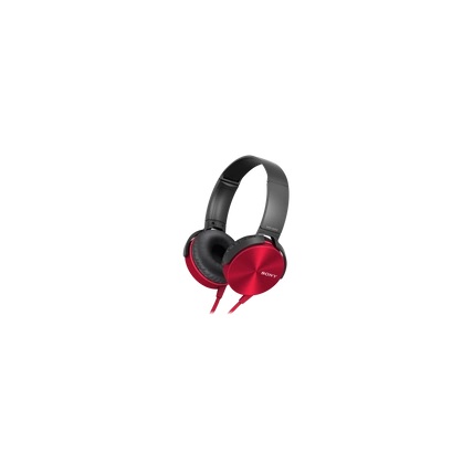 SONY MDR-XB450 HEADPHONES-Red-Red-Red-Red-Red-Red-Red-Red-Red-Red-8