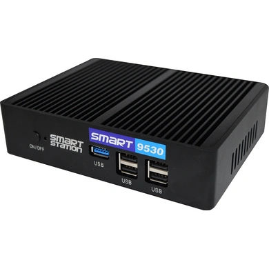 SMART STATION 9530N Mini PC Intel Celeron N2800 - Linux-4GB/120GB-4
