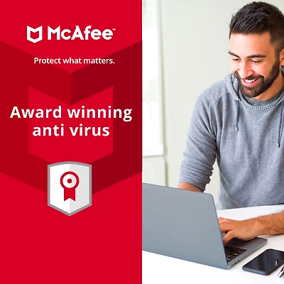 McAfee 1 PC 1 Year Total Security-Mcaf_0118