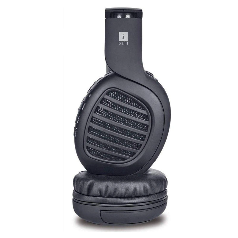 iBall Decibel Bluetooth 5.0 Headphone (Black Edition)-Sku_121221