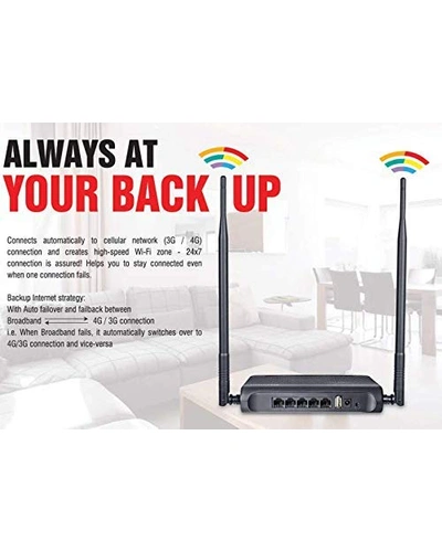 iBall iB-W4G307NP 4G/3G High Router Broadbnd 200mW-1