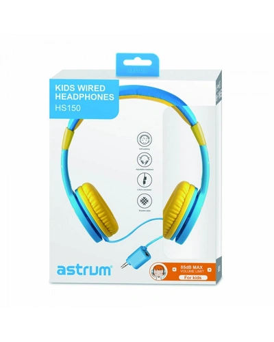 Astrum  HS150 Blue/Mobile Wired Headset-2