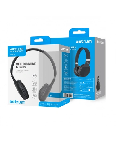 Astrum HT400 Black/Bluetooth Earphone-2