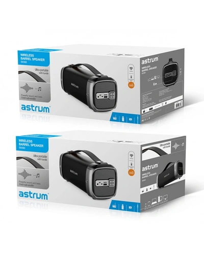 Astrum  SM360/Black + Gery/Wireless Barell Speakers-2