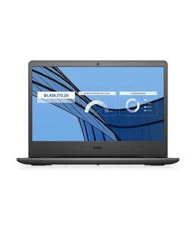 DELL Vostro 3401  Core i3 10th Gen/4GB/1TB HDD/256GB SSD/14 inch Display/Integrated Graphics/Windows 10 Home/Black/1.58 kg/With MS Office