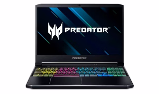 Acer  PH315-53  Core i7-10750H/8GB/256GB PCIe NVMe SSD + 1TB 7.2K/15.6'' FHD IPS 240Hz slim bezel LCD, 72% NTSC, 3ms/NVIDIA GeForce RTX 2070/Windows 10 Home/Abyssal Black, Alexa Built-in