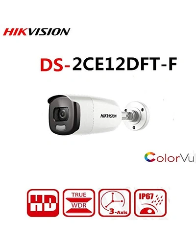 Hikvision  DS-2CE12DFT-F  2MP Turbo HD Fixed White Light ColorVu Bullet camera-1
