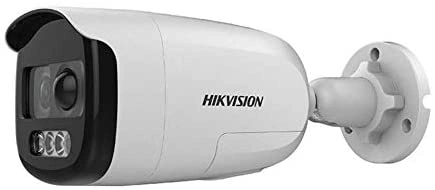 Hikvision  DS-2CE12DFT-PIRXOF(Turbo X ColorVu)  2 MP ColorVu PIR Siren Fixed Bullet Camera-DS-2CE12DFT