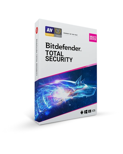 Bitdefender Total Security Multi Device 1 Year Warranty-BDBT1001