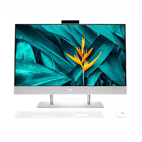 HP AlO 27-dp1117in  PC  Core i5 11th Gen/16GB/1TB SSD/27 inch/Intel Iris Xe Graphics/Windows 10 Home +  MS Office/Natural Silver