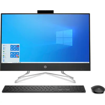 HP AlO 24-dp0817in PC ( Core  i3 -10100T / Win 10 + MSO / 8GB / 512SSD / UMA  Graphics) Natural Silver-22X62AA-ACJ