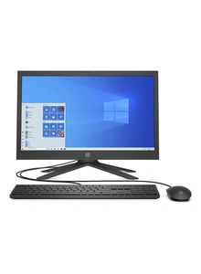 HP AlO 21-b0101in PC ( Cel J4025 / Win 10  / 4GB / 1TB / UMA Graphics ) Jet Black