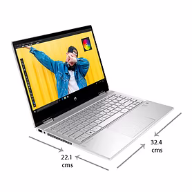 HP Pav x360 14-dw1037TU 11th Gen i3-1115G4/8GB/512GB SSD/14'' FHD Touch IPS, Anti Glare/Intel UHD Graphics/W10 MSO H & S 2019/Narrow Bezel/250 nits