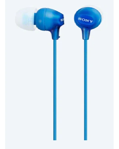 Sony MDR-EX14AP/Ear Headset/Mic/Blue-Blue-1