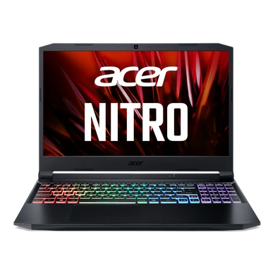 Acer  Nitro 5 AN515-45 R5-5600H / 8 GB DDR4 3200MHz / 256GB PCIe NVMe SSD + 1TB 7.2K / 15.6&quot; FHD IPS 144Hz slim bezel LCD / 4GB NVIDIA® GeForce RTX™ 3050 / Windows 10 / Shale Black-NH-QCLSI-001