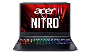 Acer  Nitro 5 AN515-44 R5-4600H / 8 GB DDR4 3200MHz / 256GB PCIe NVMe SSD + 1TB 7.2K / 15.6" FHD IPS SlimBezel / 4GB NVIDIA