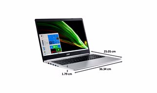 Acer  Aspire 5 A515-45 R5-5500U / 8GB / 512GB PCIe NVMe SSD / 15.6" FHD IPS-BLK /  AMD Radeon