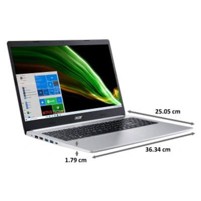 Acer Aspire 5 A515-45 R5-5500U / 8GB / 512GB PCIe NVMe SSD / 15.6" FHD IPS-BLK / AMD Radeon™ Graphics / Windows 10 / Pure Silver
