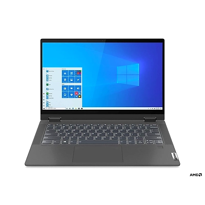 Lenovo  Flex 5  Ryzen 5 5500U / 8GB / 512GB SSD / 14&quot; FHD IPS Touch,GL, 250 nits / INTEGRATED GRAPHICS / Windows 10 Home + , OFFICE H&amp;S 2019Backlit KB
Front Facing Speakers
250 NITS / 1.5Kgs-82HU00CNIN