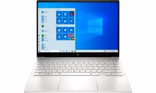 HP ENVY 14-eb0020TX (Silver)* 11th Gen i5-1135G7 / 16GB / 1 TB SSD / 14" 16:10 aspect ratio WUXGA Antiglare IPS 400 nits Low Power Narrow Border flat / 4GB Nvidia Geforce GTX 1650Ti / Windows 10 Home + MSO H & S 2019 / Backlit Keyboard, FPR