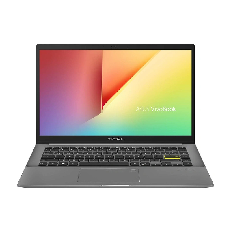 ASUS VivoBook S S14 Intel Core i7-1165G7 11th Gen/8GB RAM/512GB SSD + 32GB Optane Memory/ 14-inch FHD Thin and Light /Iris X Graphics/Windows 10 Home/Office 2019/ Indie Black/1.4 Kg), S433EA-AM701TS-90NB0RL4-M04960