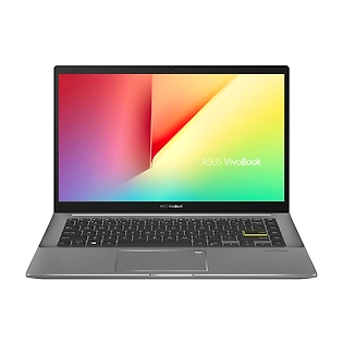 ASUS VivoBook S S14 Intel Core i7-1165G7 11th Gen/8GB RAM/512GB SSD + 32GB Optane Memory/ 14-inch FHD Thin and Light /Iris X Graphics/Windows 10 Home/Office 2019/ Indie Black/1.4 Kg), S433EA-AM701TS