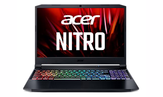 Acer Nitro 5 AN515-45  R7-5800H / 16 GB DDR4 3200MHz / 256GB PCIe NVMe SSD + 1TB 7.2K / 15.6" FHD IPS 144Hz SlimBezel / 4GB NVIDIA