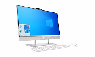 HP AlO 24-dp0788in PC Ryzen 3-4300U / 8GB / 1TB HDD + 256G SSD24 inch & FHD Camera  / Vega Graphics / Windows 11 / Microsoft  Office  H&S 2019 / Wireless / Natural Silver / 1 year