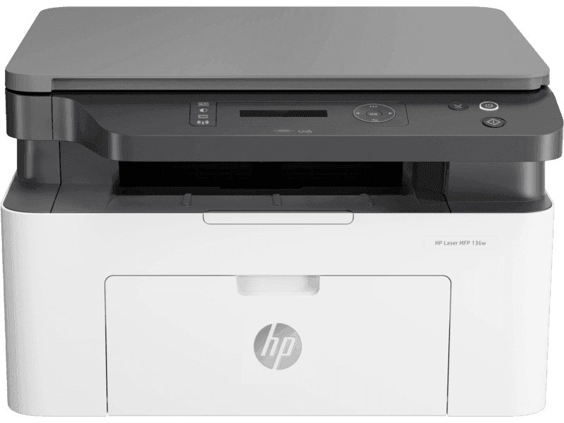 HP Laser MFP 136w/ Multi Function  Monochrome Laser Printer/  USB,Wi-Fi/Up to 20 ppm Black-4ZB86A