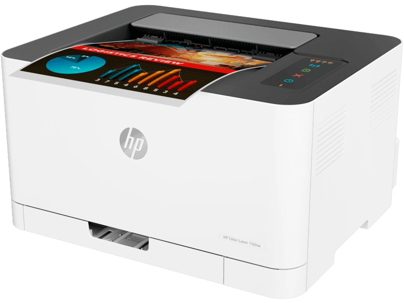 HP  Laser 150nw /Multi Function Color Printer/USB, Ethernet, Wi-Fi/Black Up to 18 ppm; Color Up to 4 ppm/1 year onsite warranty-4ZB95A