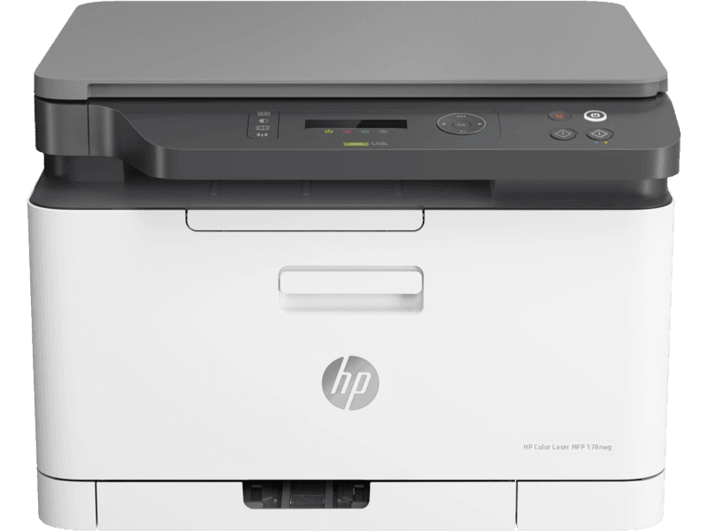 HP  Laser MFP 178nw/Multi Function Laser Color Printer/USB/Print speed up to 19 ppm (black) and 4 ppm (color)/1 year onsite warranty-4ZB96A