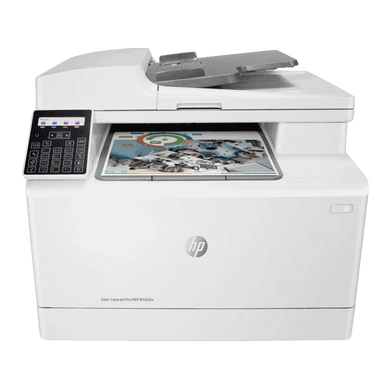 HP Color LaserJet Pro MFP M183fw/Multi Function color Laser Jet Printer/USB, Ethernet, Wireless/Black Up to 16 ppm; Color  Up to 16 ppm/1 year onsite warranty-7KW56A