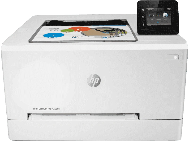 HP Color LaserJet Pro M255dw/USB, Ethernet, Wireless/Print speed up to 21 ppm (black) and 21 ppm (color) /1 year onsite warranty-7KW64A