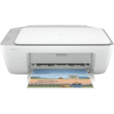 HP DeskJet 2332 All-in-One Color Printer/USB/Print speed up to 7.5 ppm (black) and 5.5 ppm (color)/1 year onsite warranty-7WN44D
