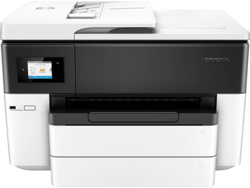 HP Officejet Pro 7740 Connect wirelessly, Download & Install