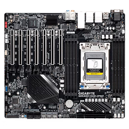 GIGABYTE AMD WRX80 Motherboard with sWRX8 4094 Socket, 8-Channel DDR4 RDIMM 8 x DIMMs, Aspeed