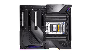 AMD TRX40 AORUS Motherboard with Direct 16+3 Phases Infineon Digital VRM, Fins-Array Heatsink, NanoCarbon Baseplate, Intel Dual 10GbE LAN, 4 PCIe 4.0 M.2 with Thermal Guards , Intel