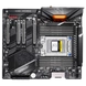 AMD TRX40 AORUS Motherboard with Direct 16+3 Phases Infineon Digital VRM, Fins-Array Heatsink, NanoCarbon Baseplate, 5GbE+1GbE LAN, 3 PCIe 4.0 M.2 with Thermal Guards, Intel® WiFi 6 802.11ax, ESS SABRE HiFi 9218 DAC, RGB FUSION 2.0-5-sm