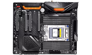 AMD TRX40 AORUS Motherboard with Direct 12+2 Phases Infineon Digital VRM, Fins-Array Heatsink, Intel
