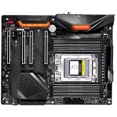 AMD TRX40 AORUS Motherboard with Direct 12+2 Phases Infineon Digital VRM, Fins-Array Heatsink, Intel-TRX40-AORUS-PRO-WIFI
