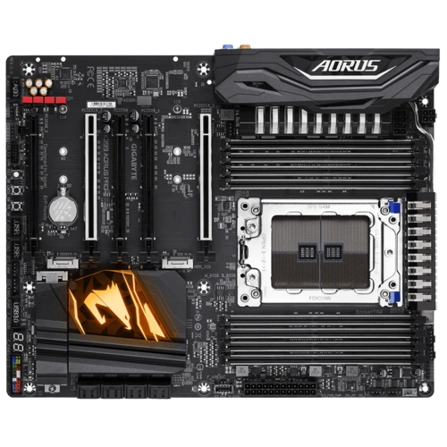 AMD X399 Gaming Motherboard with RGB Fusion 2.0, Addressable LED Strip Support, Triple M.2 Direct From CPU, 120dB SNR ALC1220, Intel GbE LAN with cFosSpeed, Front &amp; Rear USB 3.1 Type-C Interface-X399-AORUS-PRO