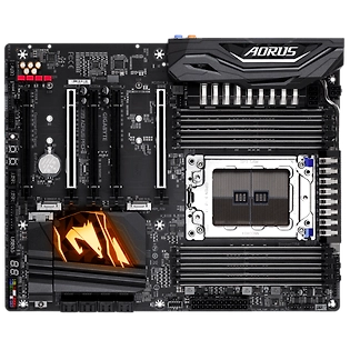 AMD X399 Gaming Motherboard with RGB Fusion 2.0, Addressable LED Strip Support, Triple M.2 Direct From CPU, 120dB SNR ALC1220, Intel GbE LAN with cFosSpeed, Front & Rear USB 3.1 Type-C Interface