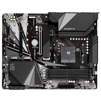 AMD® X570S UD Motherboard with Twin 12+2 Phases Digital VRM Solution with 50A DrMOS, Fully Covered Thermal Design, Triple Ultra-Fast NVMe PCIe 4.0/3.0 x4 M.2 with Thermal Guard, Fast 2.5GbE LAN, Rear &amp; Front USB 3.2 Type-C®, RGB FUSION 2.0, Q-Flash Plus-X570S-UD