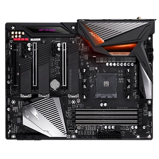 AMD X570 AORUS Motherboard with 12+2 Phase IR Digital VRM, Fins-Array Heatsink & Direct Touch Heatpipe, Triple PCIe 4.0 M.2 with Thermal Guards, Intel